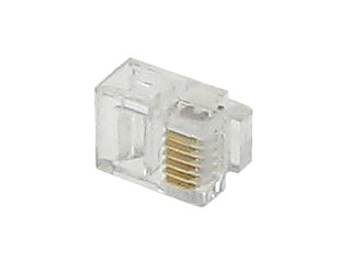 RJ12 connector, mannelijk