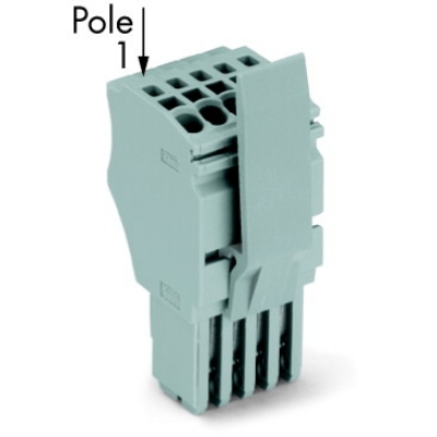 X-COM S-Mini
							1-draads female steker; Vergrendelpal; 1,5 mm²; Rastermaat 3,5 mm; 3-polig; 1,50 mm²; grijs