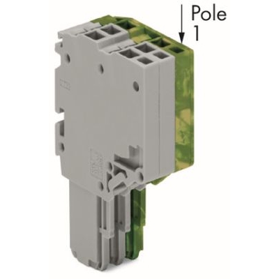 X-COM S-Mini
							2-draads female steker; 1,5 mm²; Rastermaat 3,5 mm; 4-polig; 1,50 mm²; grijs/groen-geel