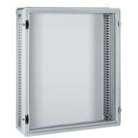 Metalen wandkast XL³ 800 - breedte 950 mm - hoogte 1095 mm - diepte 225 mm - IP 55 - Ik 08 met deur - geleverd zonder zijpanelen - grijs RAL 7035