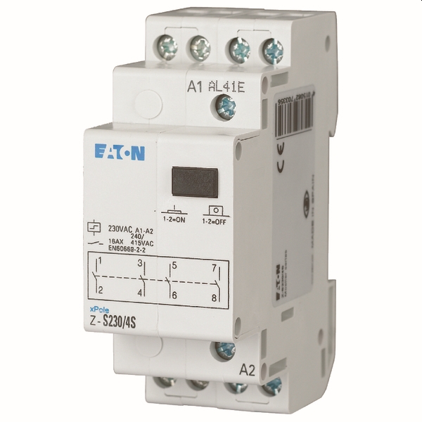 Impulsrelais Z-S230/4S - 230 VAC - 16A - 4M contact - 2TE (Z-S230/4S)