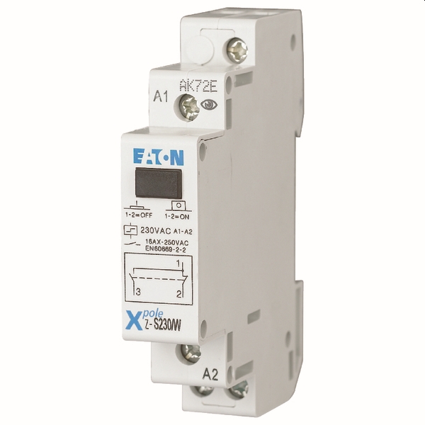 Impulsrelais Z-S230/W - 230 VAC - 16A - 1W contact - 1TE (Z-S230/W)