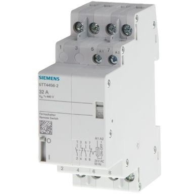 AFSTANDSCHAKELAAR 32 A STUURSPANNING AC 230V 2 NO 2 NG