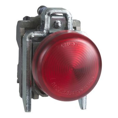 lichtelement - Ø22 - rood ingebouwde LED - 230..240 V