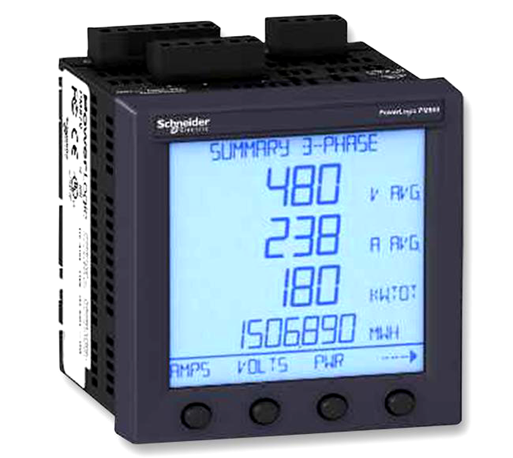 Power meter 810 with integrated display