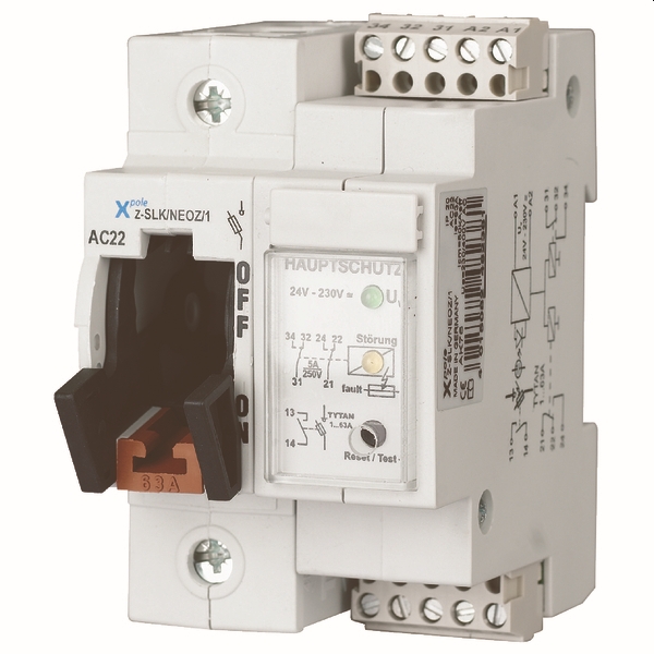 NEOZED patroonlastscheider Z-SLK/NEOZ/1 - 400VAC - 63A - 2 Polig (Z-SLK/NEOZ/1)