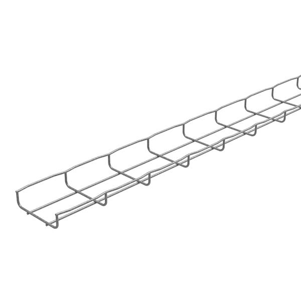 Draadgoot CF30 L3000 B100 H30 Zink Aluminium (ZnAl).