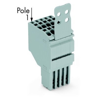 X-COM S-Mini
							2-draads female steker; Trekontlastingsplaat; 1,5 mm²; Rastermaat 3,5 mm; 6-polig; 1,50 mm²; grijs