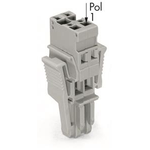 X-COM
							1-draads female steker; Vergrendelpal; 4 mm²; 2-polig; 4,00 mm²; grijs