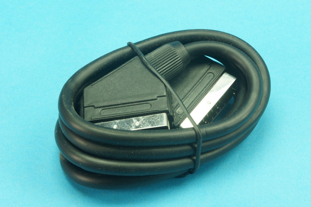 Scart cable with 2 Scart plugs (1xScart male - 1xScart male) 1.5 m