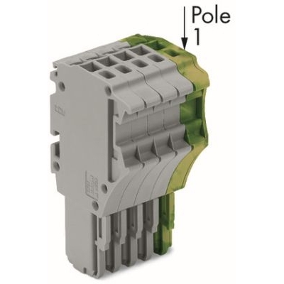 X-COM S-Mini
							1-draads female steker; 1,5 mm²; Rastermaat 3,5 mm; 14-polig; 1,50 mm²; grijs/groen-geel