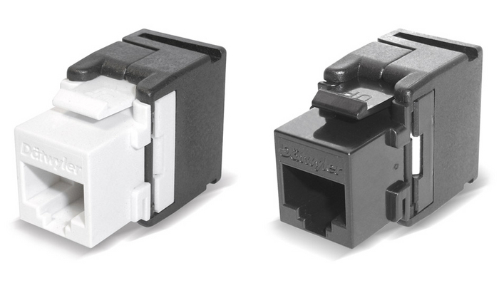 RJ45 Module KU-T 1/8 tool-less, Cat. 6, wit, niet-afgeschermd