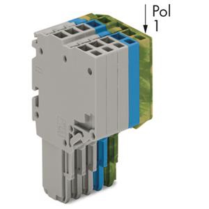 X-COM S-Mini
							2-draads female steker; 1,5 mm²; Rastermaat 3,5 mm; 5-polig; 1,50 mm²; grijs/blauw/groen-geel