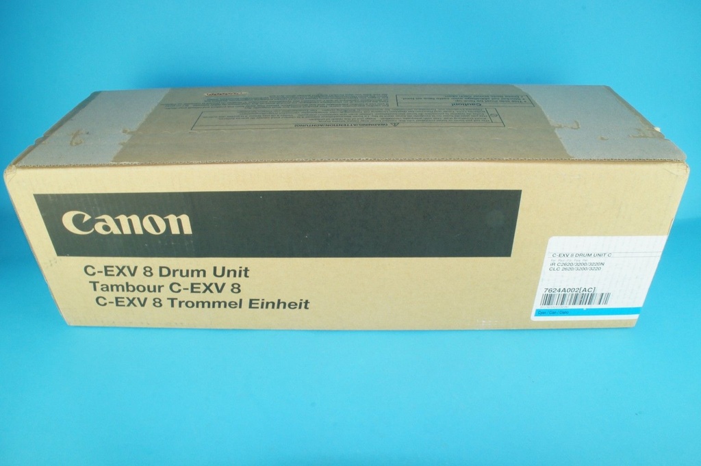 Canon 7624A002AC C-EXV8 Drum kit Cyan Original for iRC2620/3200/3220N CLC2620/3200/3220