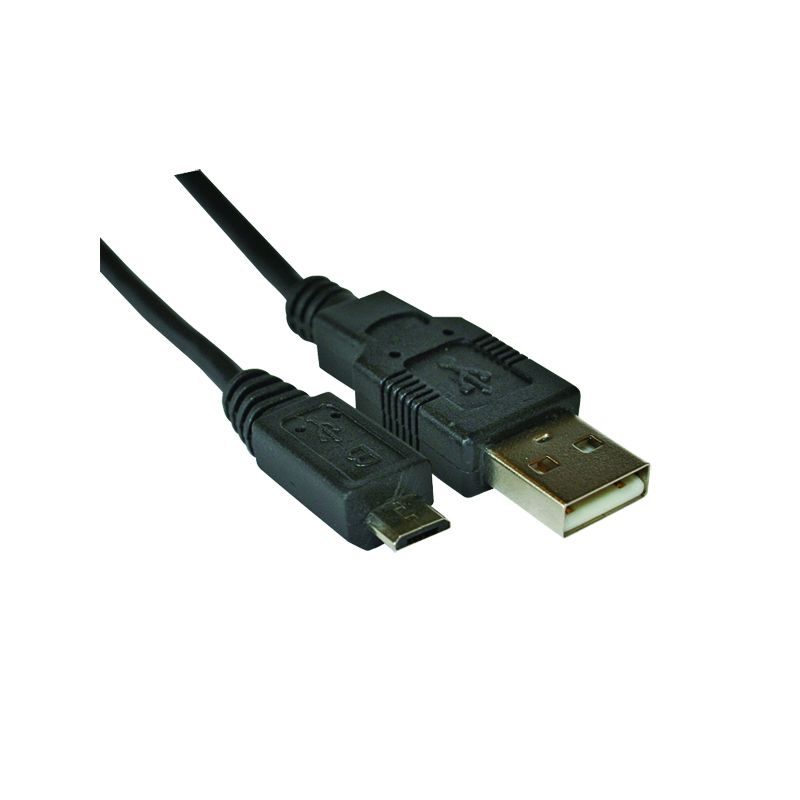 Logon USB Cable USB A/ Micro USB B 2m - black