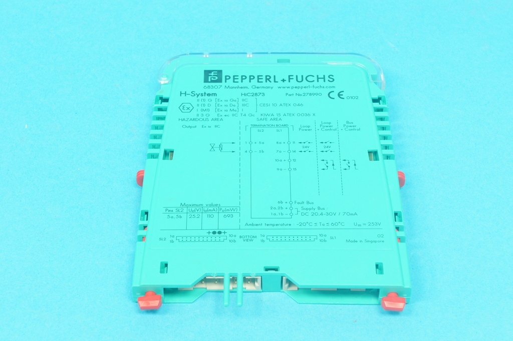 Pepperl + Fuchs 278990 HIC2873 1-channel solenoid driver, supply: 20.4-30 VDC 70mA