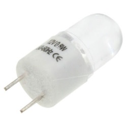 LED1-G4WW 2-pin lamp 0.8W 12V AC/DC 20mA G4 3200K 32lm warmwit _x000D_
