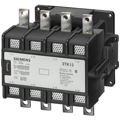 Contactor AC-1 800A 527 kW AC220-230V 50Hz/AC240V 60Hz, 4-polig, 4no