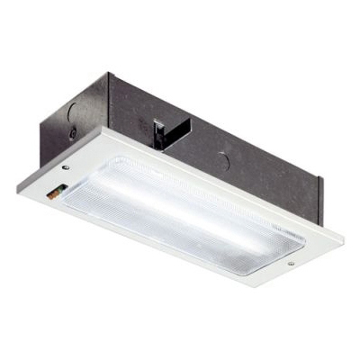 Van Lien FMN-1/ZT/LB400 2280895122/13 permanent emergency lighting 230 VAC 2x8W 4000K 100 lm IP20 white, surface-mounted, including automatic self test LB400, 361 mm x 168 mm x 82 mm (no replacement of the battery if damaged)