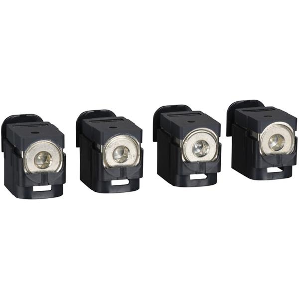 4 Klemmen (Al) voor 1 kabel 120-185mmý voor Compact NSX100-250F/N/H/S/L - Inter