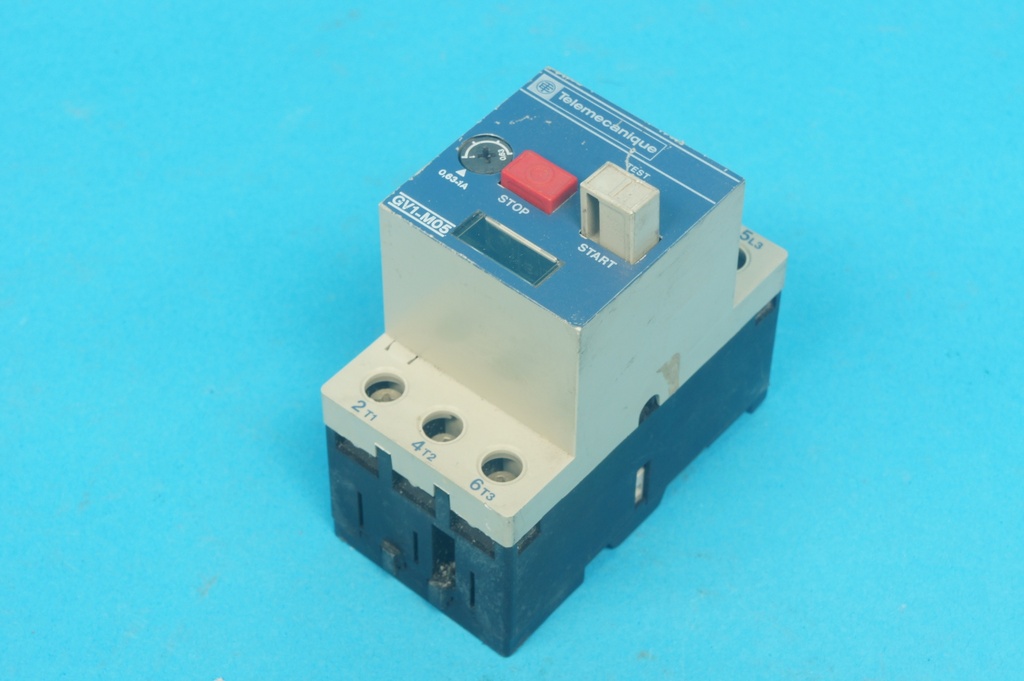 Telemecanique GV1-M05 motor-ptotective circuit breaker 3 poles 0.63 - 1 A 660 VAC 50/60 Hz