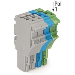 X-COM S
							1-draads female steker; Vergrendelpal; 4 mm²; Rastermaat 5,2 mm; 4-polig; 4,00 mm²; grijs/blauw/groen-geel