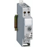 Trappenhuisautomaat standaard - elektronisch - voeding 230 V - 16 A - 1 module van 17,5 mm - instelbaar van 30 sec. tot 10 min. - contact 250 V