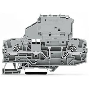 [2006-1615] TOPJOB® S
							2-draads zekeringsklem; met draaibare zekeringhouder; voor G-smeltpatroon 5 x 20 mm; zonder defectindicatie; voor draagrail 35 x 15 en 35 x 7,5; 6 mm²; Push-in CAGE CLAMP®; 6,00 mm²; zwart