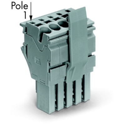 [2022-106/123-000] X-COM S
							1-draads female steker; Vergrendelpal; 4 mm²; Rastermaat 5,2 mm; 6-polig; 4,00 mm²; grijs