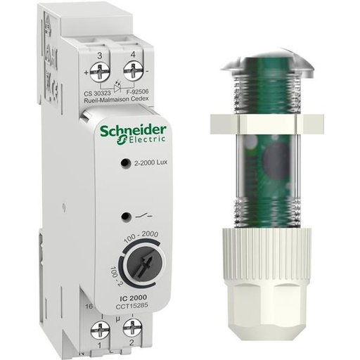 [CCT15285] Schemerschakelaar IC2000 met lichtsensor voor binnen (18 mm)