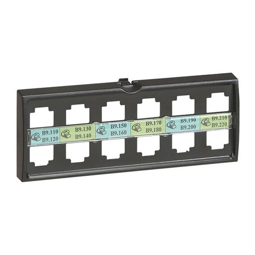 [038748] Blanc.merkt vr pr dub.verdbl 6RJ45 LCS²