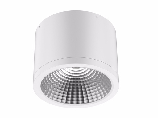 [UP-DL38-25W-B] DL38 IP54 Opbouwspot voeding 100-240 VAC 50/60 Hz, 25W 120 mm x 110 mm wit Toonzaal model