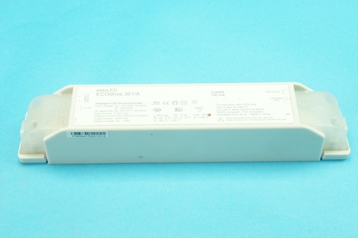 [361/A-C] EldoLED Ecodrive 361/A intelligent LED driver/controller, input: 120-250 VDC 120-250 VAC 0.35A 50/60 Hz, output: 60 VDC 200-1050 mA (settable) 30W