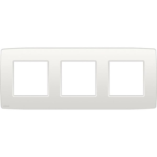 [101-76700-C] Drievoudige afdekplaat met 71 mm centerafstand Niko Original white