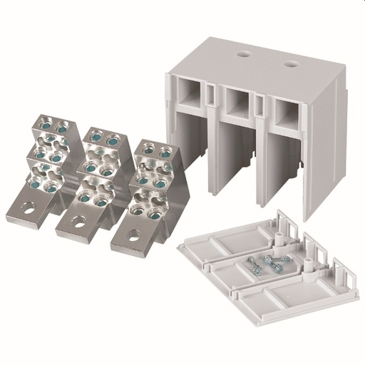 [144113] Tunnelklemmen NZM2, 3p, 6 x 35mm², incl. afdekking (NZM2-XKAM)