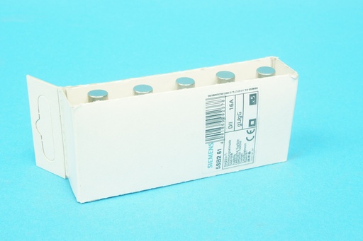 [5SB261-A] Siemens 5SB261 Origional Diazed slow-acting fuse 16A 500V E27 gL/gG size DII (lot of 5 pieces) new