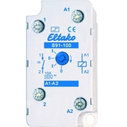 [S91-100-230V] Elektromechanische Inbouwimpulsschakelaar 1NO 10A