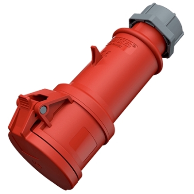 [126] Koppelcontactstop ProTOP 32A 4P 6H 400V rood IP44