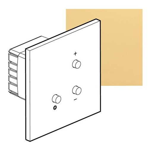 [AR67719] ART universele dimmer 3/400W épure Gespiegeld goud