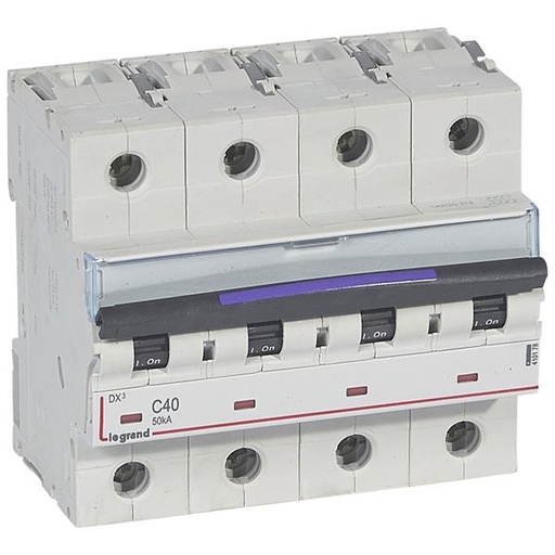 [410178] Automaten DX³ 4P C 40A 400V - 50KA - 6mod