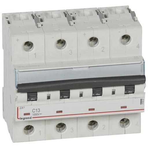 [414447] Automaat 1000Vdc - 13A 2 poles - 4 modules