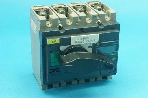 [31107-C] Merlin Gerin interpact 31107 INS250 250A 4-pole disconnector switch, 690 VAC 50/60 Hz