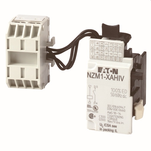 [259780] Arbeidsstroom afschakelspoel NZM1-XAHIV110-130AC/DC - 110-130 VAC / 1 (NZM1-XAHIV110-130AC/DC)