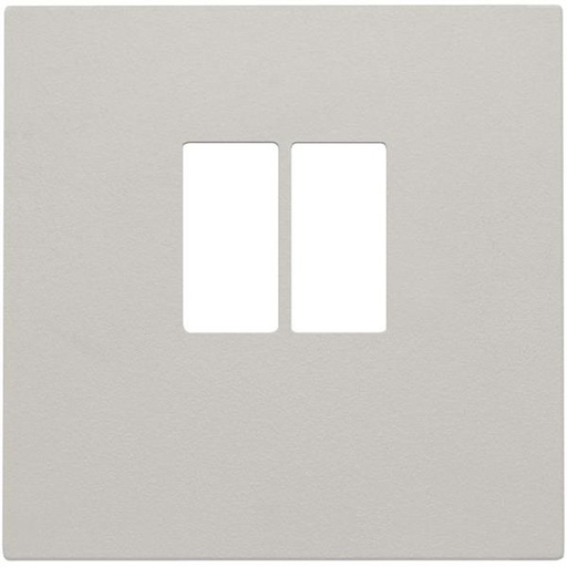 [102-69801] Afwerkingsset voor enkelvoudige luidsprekeraansluiting, light grey