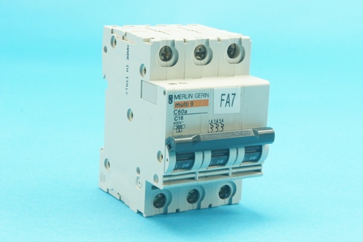 [23825-C] Merlin Gerin Multi 9 23825 circuit breaker C60a C16A 3 kA 3 poles