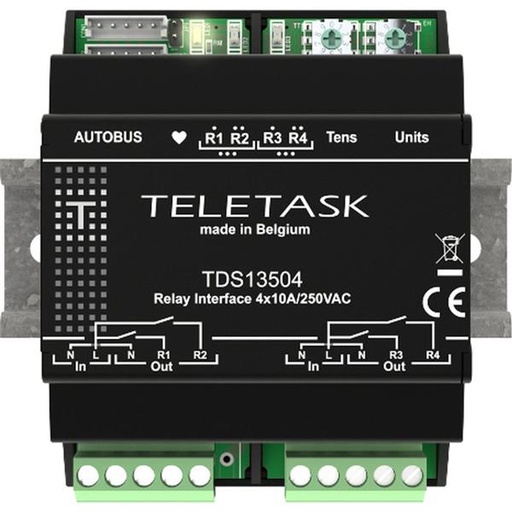 [TDS13504] RELAISINTERFACE 4X10A