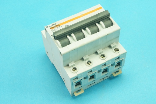 [7-11417-C] Gardix Multi 9 7-11417 n°17-U 16A circuit breaker U16A 3 kA 380 VAC 4 poles