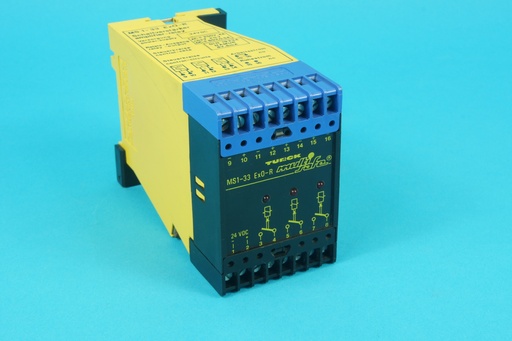 [MS1-33Ex0-R 24VDC] 24V DC Multi-Safe Rotation Speed Monitor