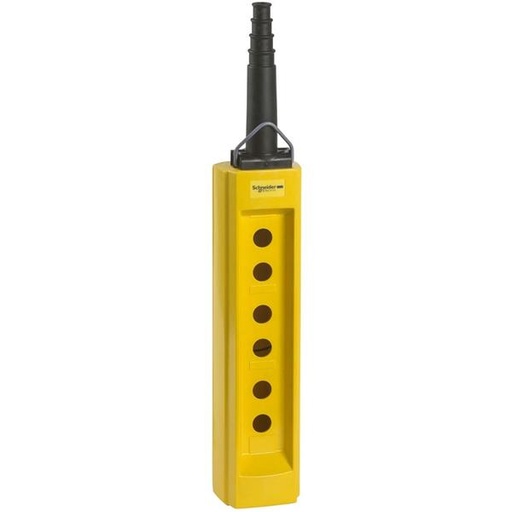 [XACB06] Lege hangende drukknopkast XAC-B - 6 verticale boringen