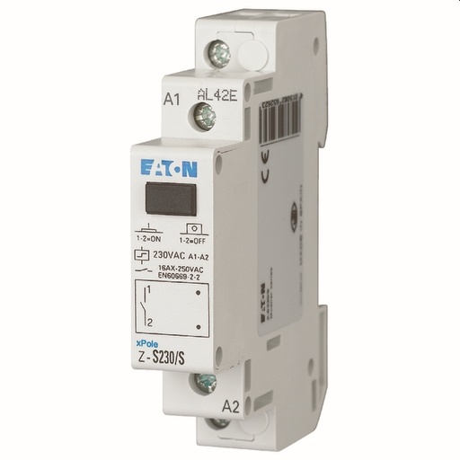 [265262] Impulsrelais Z-S230/S - 230 VAC - 16A - 1M contact - 1TE (Z-S230/S)